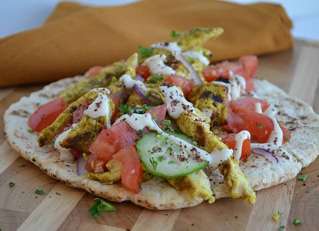 Chawarma de poulet maison