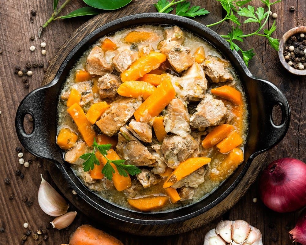 Sauté de veau aux carottes
