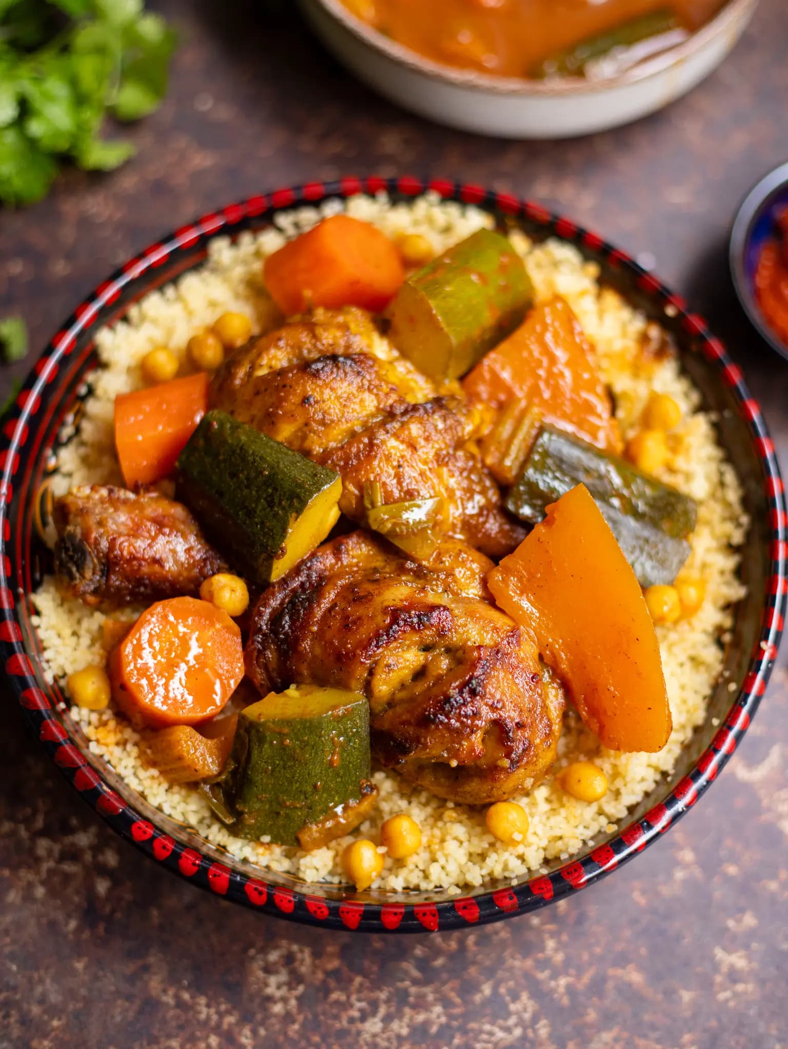 Couscous au poulet et légumes